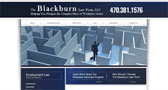 Desktop Screenshot of cblackburnlaw.com