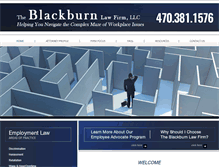 Tablet Screenshot of cblackburnlaw.com
